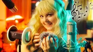 ASMR Sensation: Cindy becomes a whisper rapper 🎤🎶 Musical ASMR adventure in the recording studio!