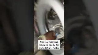 New laundry machine installation in Ruaka kiambu#installation #new #machine #washer