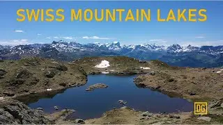 The magnificent colours of the Swiss mountain lakes in the four seasons