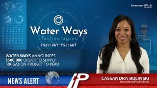 Water Ways Technologies announced a new contact in Peru
