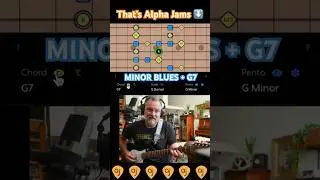 #JamTips! Incorporate Dominant 7 Chord Tones Into The Minor Blues Scale #BluesGuitar
