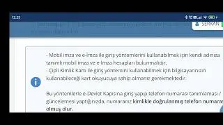 e devlete iki aşamalı giriş için kimlikle telefon doğrulama yöntemleri