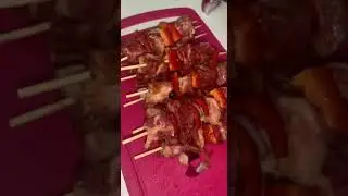 Мини шашлычки.