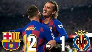 Villarreal vs Barcelona 1- 2 |LaLiga Highlights Match 2020