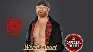 WWE Sami Zayn Theme Song 🎵 Worlds Apart 🎵 #wwe #viral #wwethemesongs