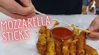 Fried Mozzarella Sticks That Actually Still Have Cheese in Them??? Let's Do It!