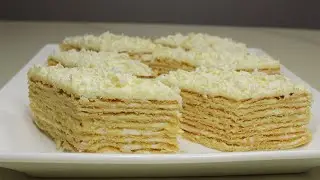 Белоснежный Торт МИКАДО🤍Можно готовить впрок 🤍Для Праздничного Стола
