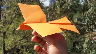 Best Origami Flying Plane Eagle | How To Make Easy Paper Airplanes That Fly Far | DIY Paper Airplane
