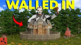 Walling Off Toxic Clans On Force Wipe As A Solo - Rust