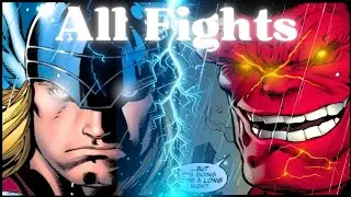 Every Time Thor Fights Red Hulk