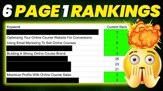 How I Got 6 Page-One Rankings in 1 Week (Google Hates This)