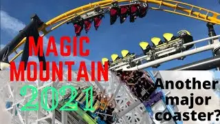 Six Flags Magic Mountain - new coaster 2021 REVEALED [T-rex? B&M?] (Construction?)