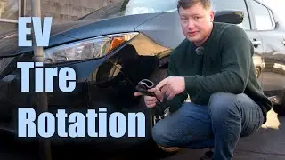 How Rotate Car Tires (on a 2023 nissan Leaf and other cars/trucks/SUVs)