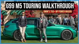 Full BMW G99 M5 Touring Walkthrough on the Pebble Beach Concept Lawn!