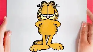 Como dibujar a Garfield facil paso a paso