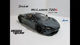 2018 McLaren 720s By Jada (Metals Diecast) Fast And Furious Hobbs And Shaw Diecast Collectible