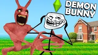 My Trollge Sims Gets Eaten By The Demon Bunny (Garry's Mod)