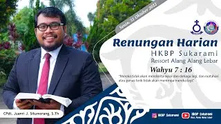 Renungan Harian HKBP Sukarami Ress  Alang Alang Lebar, Senin 31 Oktober 2022