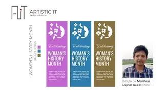 Woman History Month Banner Design