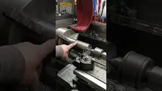 1.Протачиваем корпус для шпинделя.Schleifen des Gehäuses für die Spindel#schorts#short drehbank