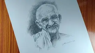 Mahatma Gandhi drawing | Mahatma Gandhi | Gandhi Jayanti
