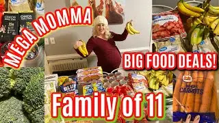 BIG FAMILY FOOD SHOPPING // LARGE FAMILY OF 11 HEALTHY FOOD & Discount GROCERIES 🛒 CHEAP HAUL!!