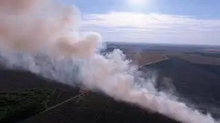 Прожиг полей или коричневые облака