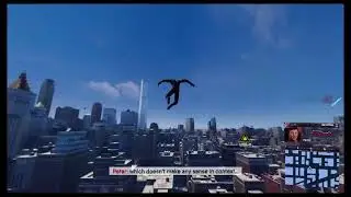 Playing Spiderman
