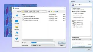 Vectric V10.5 Tutorials | Toolpath Saving Guide 2D Toolpaths