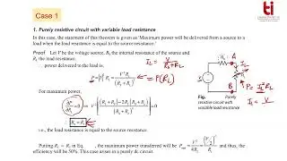 L10: Maximum Power Transfer Theorem (AC and DC Circuits)