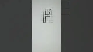 Double Stroke Vertical Capital Letters P 