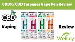 CBDFx CBD Terpenes Vape Pen Review | Disposable CBD Vape Pen | 4 Flavors