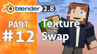 How to swap texture packs in 1 minute | Blender 2.8 Minecraft Animation Tutorial #12