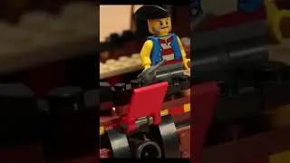 Excerpt from LEGO Pirate Ship Build #lego #stopmotion