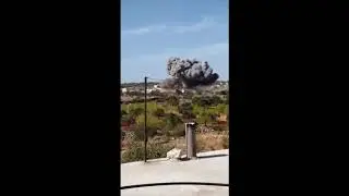 Russian bombers destroyed a mercenaries assembly point with powerful air strike