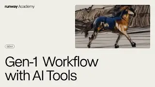 Using Gen-1 with AI Tools | Runway Weekly Workflow