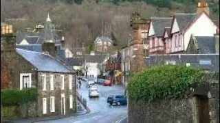 DRIVING THROUGH CALLANDER SCOTLAND