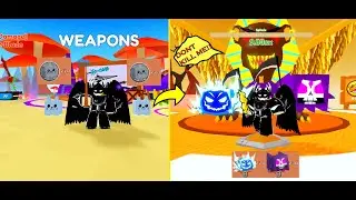 Unlocked 8 Worlds in Weapon Crafting Simulator Roblox