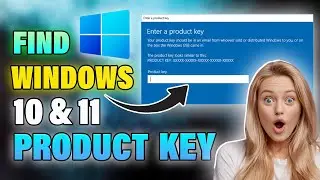 HOW To Find WINDOWS 10 & 11 PRODUCT KEY in 1 Minute ✅ Find OEM Digital License Key