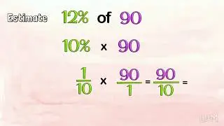Estimate a Percent Amount