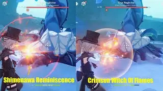 Lyney Shimenawa Reminiscence Vs Crimson Witch of Flames || Genshin Impact
