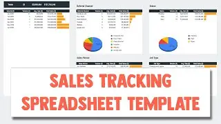 Google Sheets Dashboard - Sales and Leads Spreadsheet Template