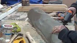 Building A Drying Cage For Roughed Out Long Round Spindle Type Blanks for Woodturning