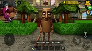 Play as Tung Tung Sahur in Scary Teacher 3D House Troll Miss T Gameplay - New Update New Levels