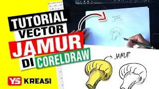 #036 Ornamen vector jamur - coreldraw
