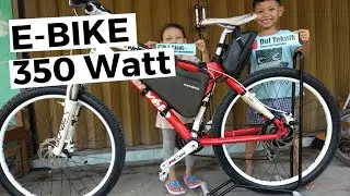 Konversi MTB Cervelo jadi Sepeda Listrik 350Watt