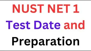 NUST NET 1 Online Preparation Premium Batch PASS Education System I How to Get Into NUST I NET 1