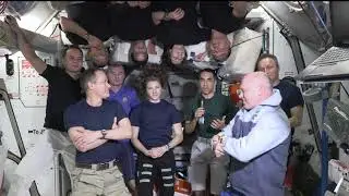 Change of Command of International Space Station to Roscosmos Cosmonaut Oleg Artemyev