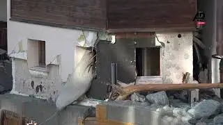 Cleanup operation underway in Swiss mountain resort of Zermatt after heavy flooding