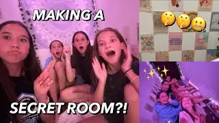 MAKE A SECRET ROOM W/ US 🤐 🤫